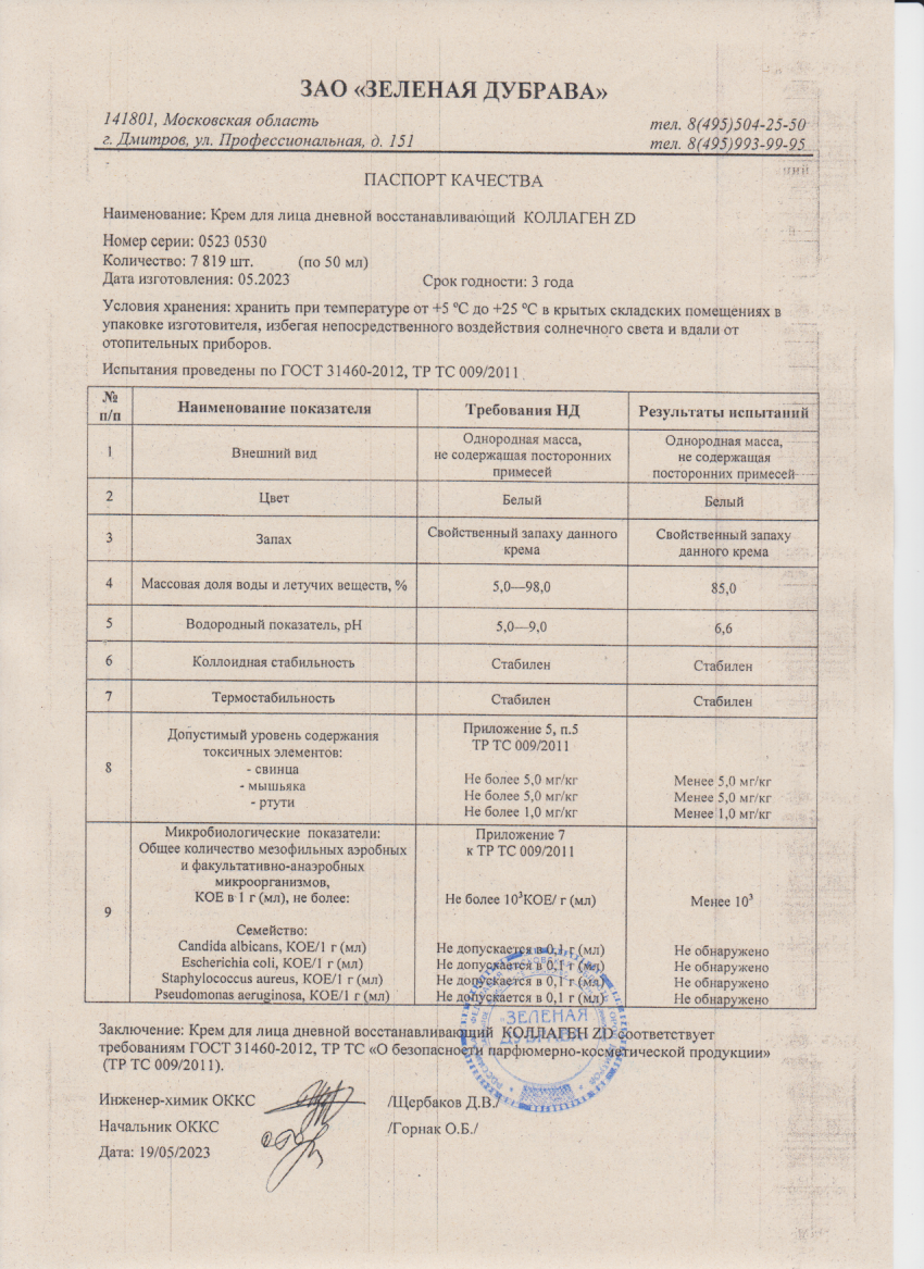 Паспорт №052023